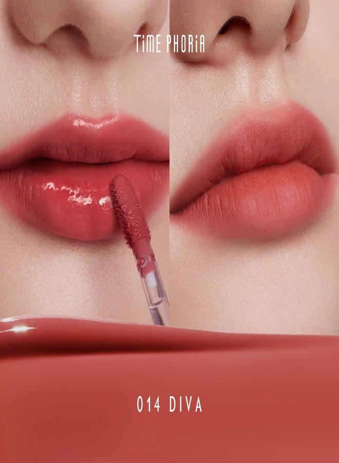 TIMEPHORIA Altera Blurring Lip Tint 014 Diva, Burnt Orange Glossy to Soft Matte Finish, Blur Lip Lines, Weightless No-Sticky Airy Velvet Texture, Vibrant Hydrating Long-Lasting Lip Makeup - Image 2